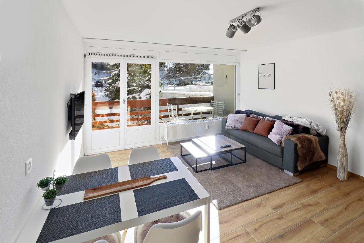 Appartement Cosy Et Renove Au Coeur De La Station Crans-Montana Ngoại thất bức ảnh