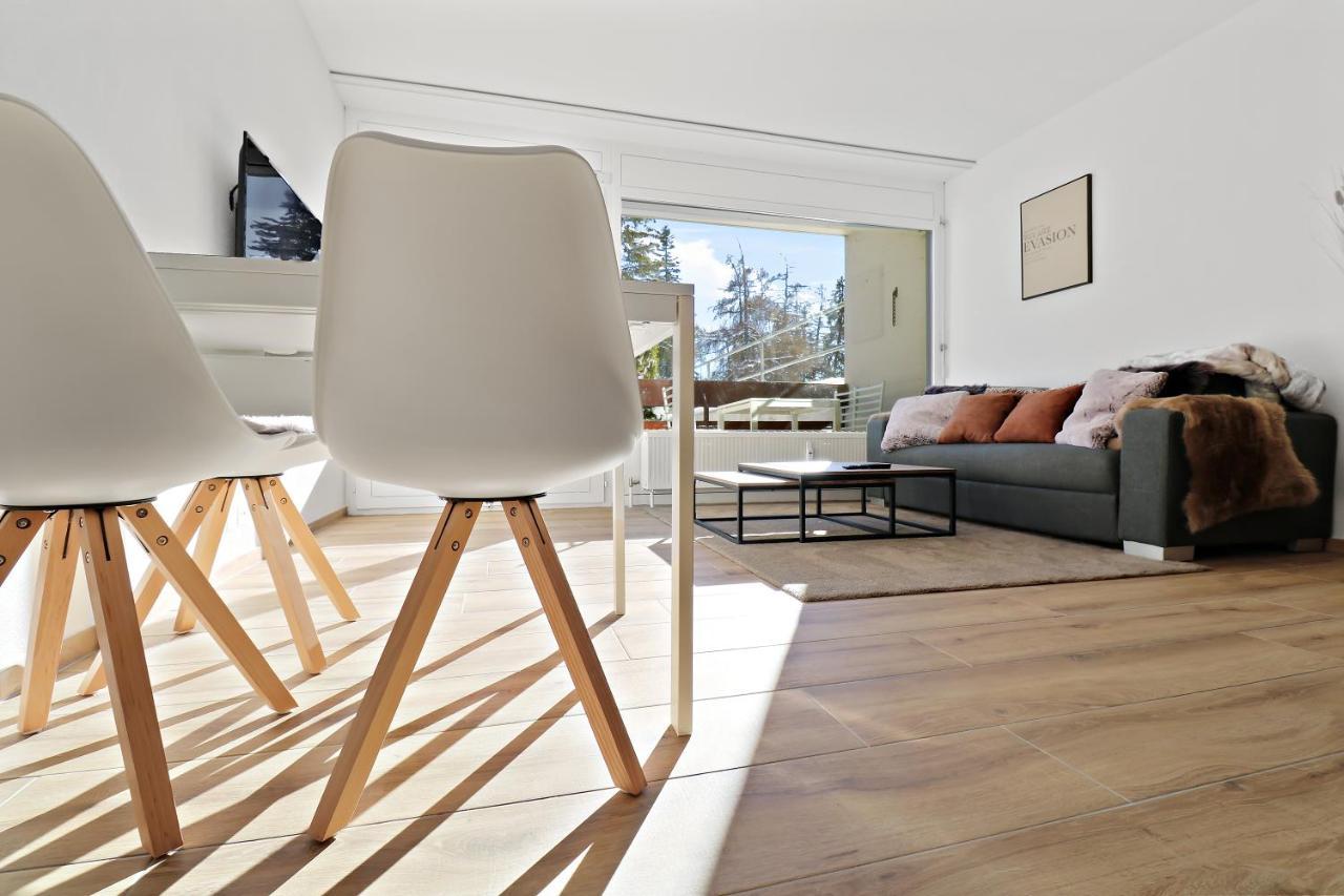 Appartement Cosy Et Renove Au Coeur De La Station Crans-Montana Ngoại thất bức ảnh